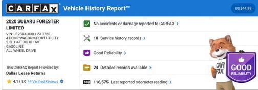 2020 Subaru Forester Limited