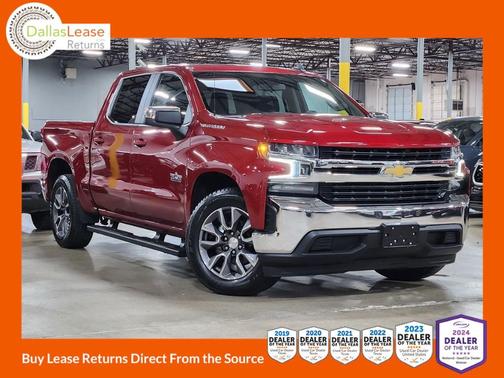 Red 2021 Chevrolet Silverado 1500 LT