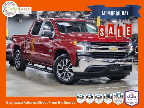 Red 2021 Chevrolet Silverado 1500 LT