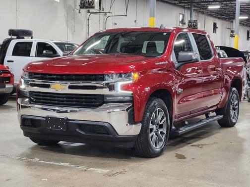 Red 2021 Chevrolet Silverado 1500 LT