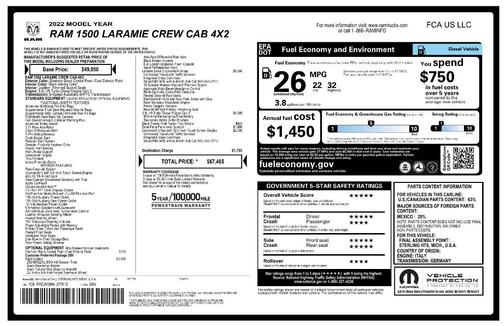 2022 RAM 1500 Laramie