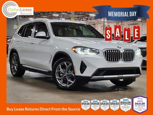 White 2024 BMW X3 sDrive30i