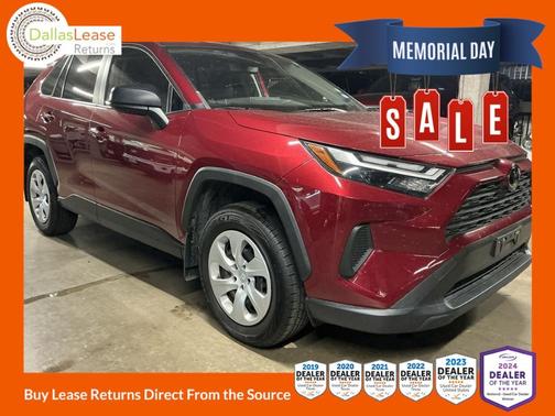 Red 2023 Toyota RAV4 LE