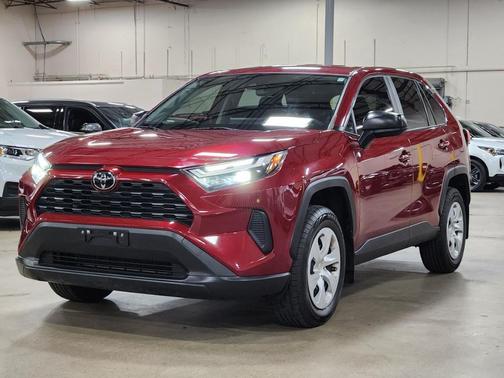 Red 2023 Toyota RAV4 LE