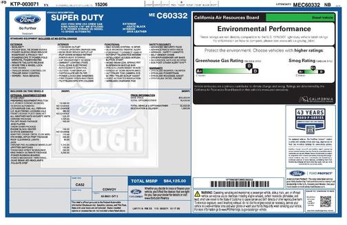 Black 2021 Ford F-350 King Ranch