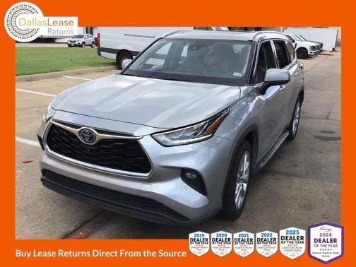 Silver 2022 Toyota Highlander Hybrid Limited