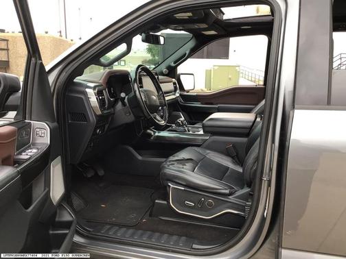Gray 2021 Ford F-150 Lariat