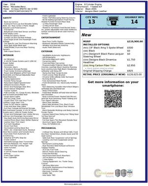 2016 Mercedes-Benz G-Class G 550