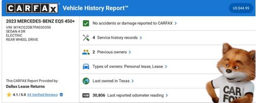 2023 Mercedes-Benz EQS 450+ Base
