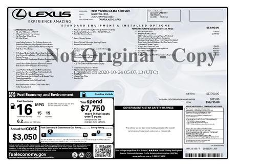 2021 Lexus GX 460 Base