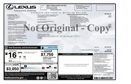 2020 Lexus GX 460 Base