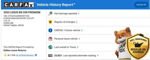 2022 Lexus NX 250 Premium