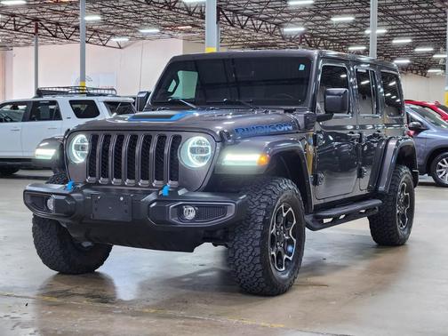 Black 2022 Jeep Wrangler Unlimited 4xe Rubicon
