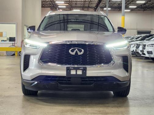 Warm Titanium 2023 INFINITI QX60 Luxe