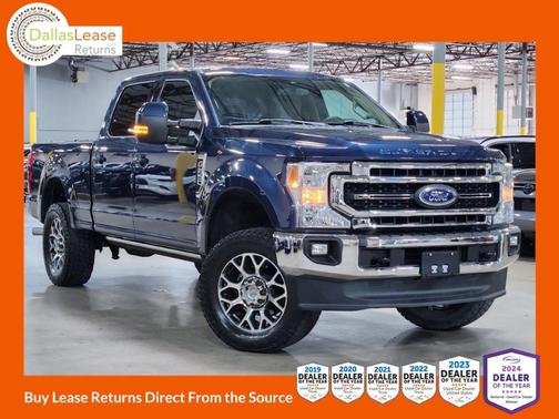 Blue 2020 Ford F-250 Lariat