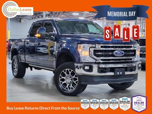 Blue 2020 Ford F-250 Lariat