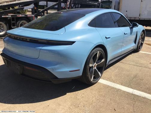 Blue 2021 Porsche Taycan Base