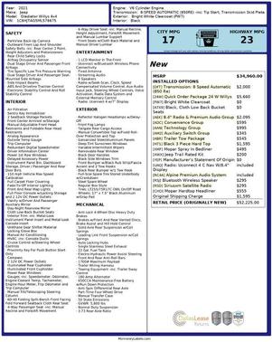 2021 Jeep Gladiator Sport