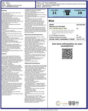 2023 Toyota Highlander XLE