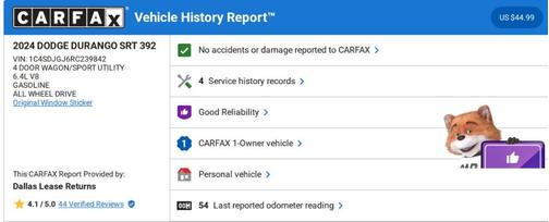 2024 Dodge Durango SRT 392 AlcHEMI