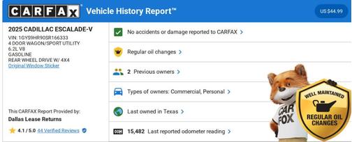 2025 Cadillac Escalade V-Series