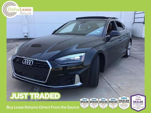 Mythos Black Metallic 2021 Audi A5 40 Premium
