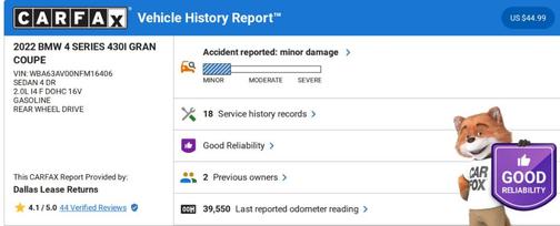 2022 BMW 430 Gran Coupe i