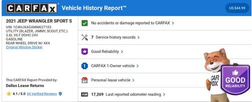 2021 Jeep Wrangler Sport