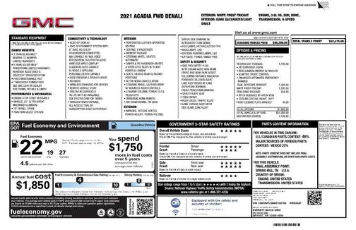 2021 GMC Acadia Denali