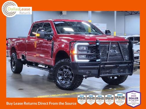 Red 2024 Ford F-350 Lariat Super Duty
