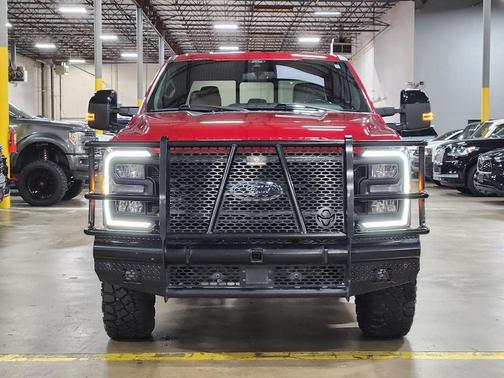 Red 2024 Ford F-350 Lariat Super Duty