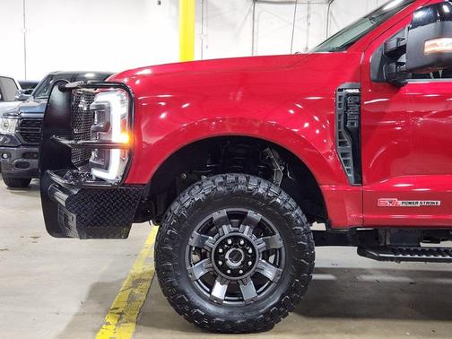 Red 2024 Ford F-350 Lariat Super Duty