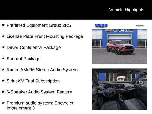 2025 Chevrolet Trax FWD 2RS