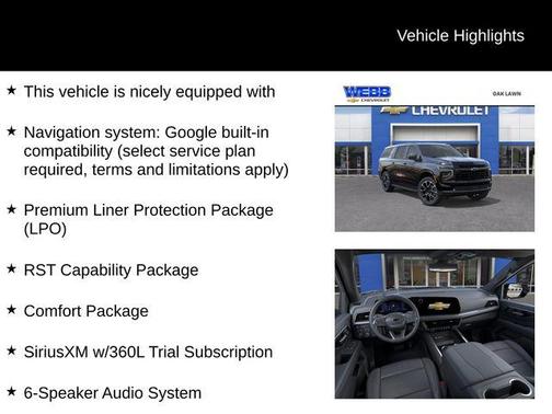 2026 Chevrolet Suburban RST