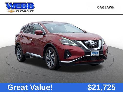 Scarlet Ember Tintcoat 2022 Nissan Murano SL Intelligent AWD