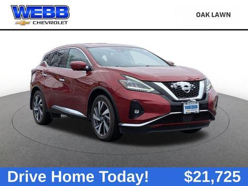 Scarlet Ember Tintcoat 2022 Nissan Murano SL Intelligent AWD