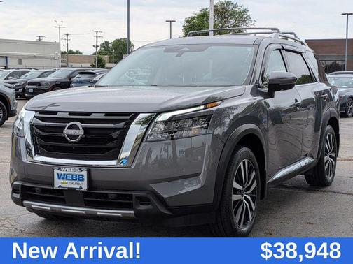Gun Metallic 2024 Nissan Pathfinder Platinum 4WD