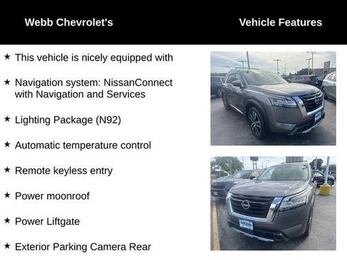 Gun Metallic 2024 Nissan Pathfinder Platinum 4WD