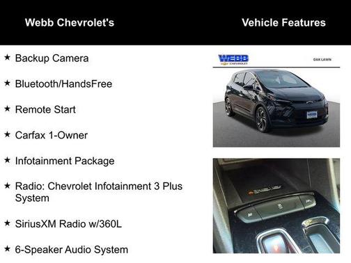 2022 Chevrolet Bolt EV FWD 2LT