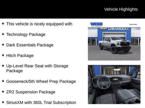 2026 Chevrolet Silverado 2500 Crew Cab, Standard Bed, XR2, 4WD