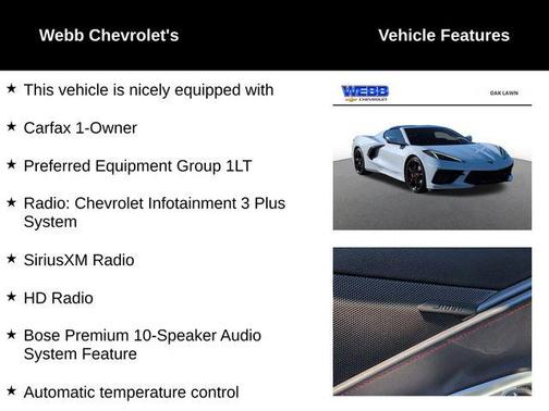 2022 Chevrolet Corvette Stingray w/1LT