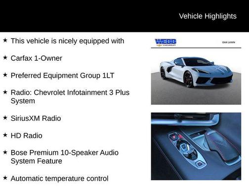 2022 Chevrolet Corvette Stingray w/1LT