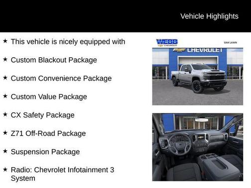 Sterling Gray Metallic 2026 Chevrolet Silverado 2500 Custom