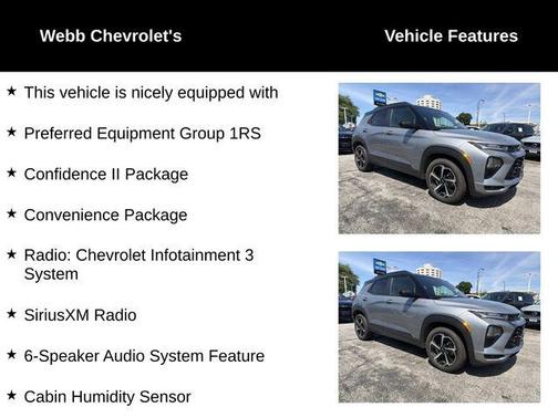 Sterling Gray Metallic 2023 Chevrolet Trailblazer RS