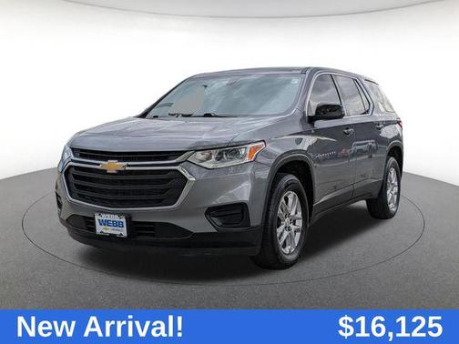 Satin Steel Metallic 2021 Chevrolet Traverse LS