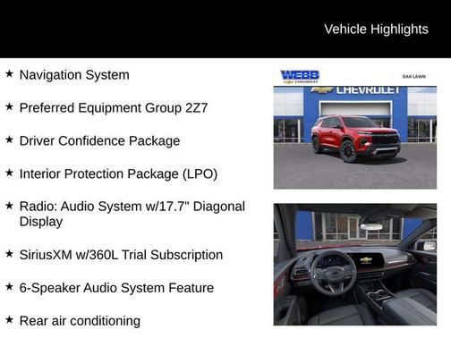 2025 Chevrolet Traverse AWD Z71