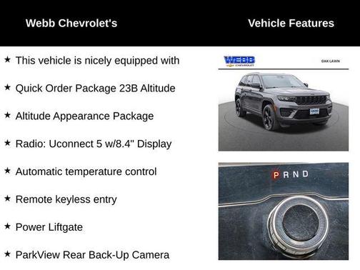 Baltic Gray Metallic Clearcoat 2023 Jeep Grand Cherokee Altitude