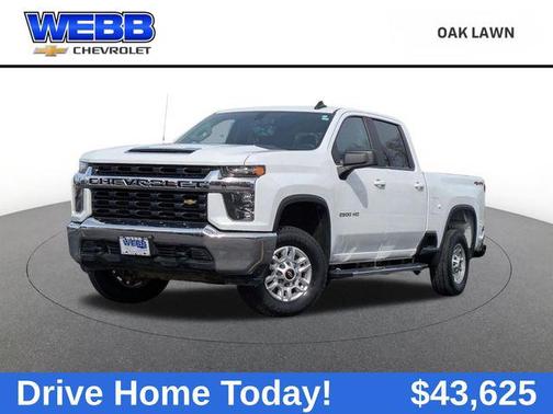 Summit White 2022 Chevrolet Silverado 2500 LT