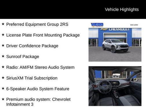 2025 Chevrolet Trax FWD 2RS