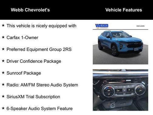 2025 Chevrolet Trax FWD 2RS